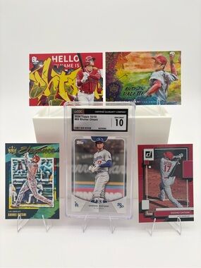 Shohei Ohtani 5-Card Lot 🔥CGC 10 Topps 50/50 and Rare Inserts🔥 Topps & Panini